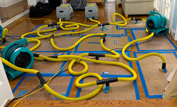 Professional Crawl Space Water Removal technician working in Marty, SD